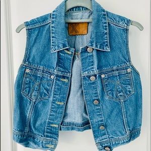 Vintage Jean Vest ✨